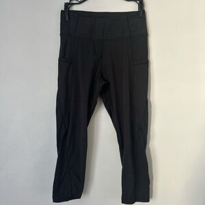 Black Cropped Leggings